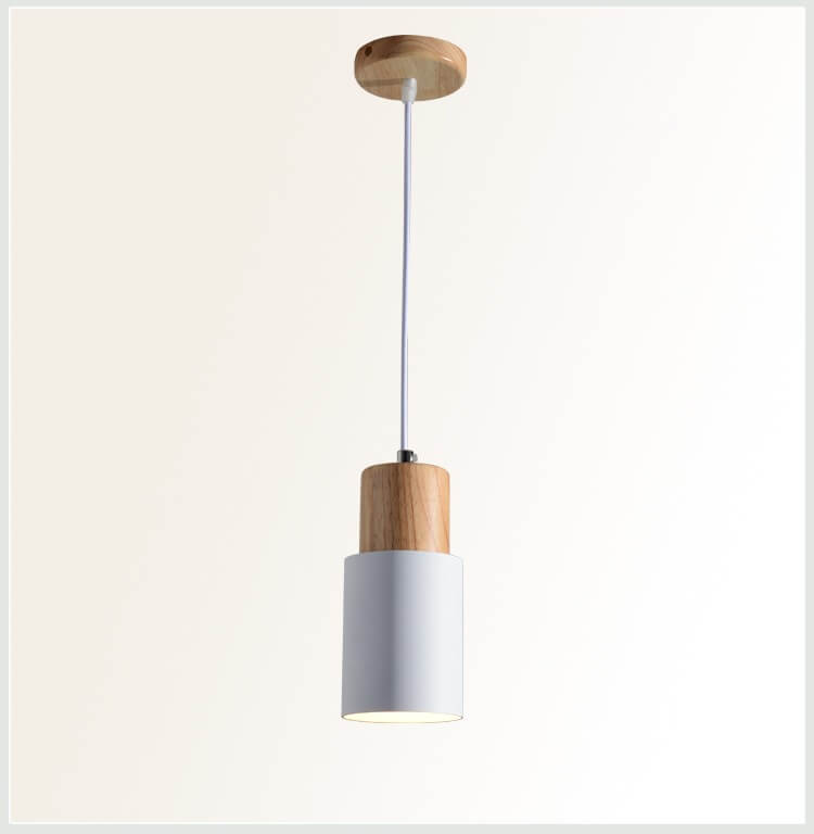 SinglePend - Nordic Macaron Cylinder Aluminium 1-flame LED pendant lamp