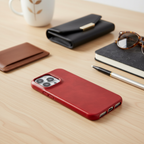 Oil Wax Genuine Leather Apple iPhone Case