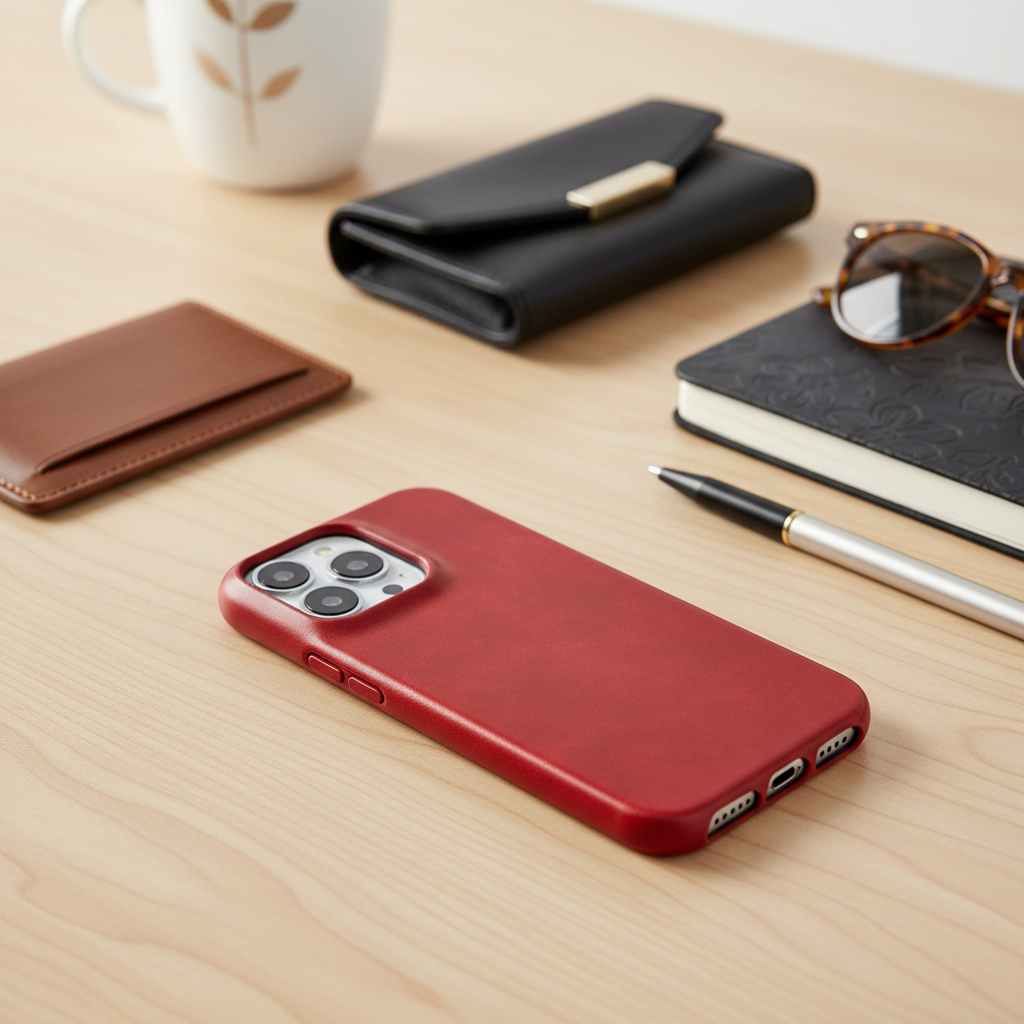 Oil Wax Genuine Leather Apple iPhone Case