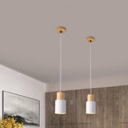 SinglePend - Nordic Macaron Cylinder Aluminium 1-flame LED pendant lamp
