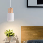 SinglePend - Nordic Macaron Cylinder Aluminium 1-flame LED pendant lamp