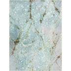 Modern Ombre Design Carpet Light Green Polyester Carpet Washable Non-Slip Underlay Living Room Carpet for Bedroom