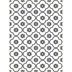 White contemporary carpet polyester floral geometric pattern carpet washable non-slip backing mat for the living room