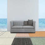 Modern living room rug Multicolor color block print rug Polyester washable non-slip backing rug