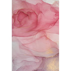 Purple and Pink Modern Rug Polyester Watercolor Print Rug Machine Washable Non-Slip Rug for the Living Room