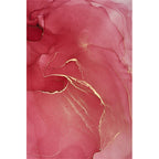 Purple and Pink Modern Rug Polyester Watercolor Print Rug Machine Washable Non-Slip Rug for the Living Room