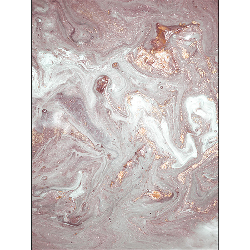 Unique watercolor pattern rug pink novelty rug polyester washable non-slip backing rug for living room