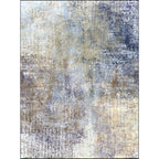 Gold and Gray Industrial Carpet Polyester Abstract Carpet Washable Non-Slip Underlay Carpet for the Living Room