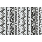 Americana Southwestern Rug in gray triangle diamond pattern rug polyester pet-friendly rug for home decoration