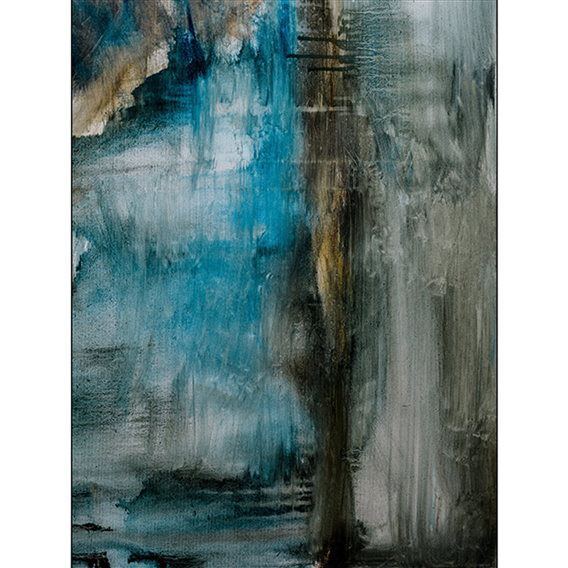 Modern living room rug Colorful Abstract Oil Painting Print Rug Polyester Stain Resistant Machine Washable Carpet