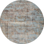 Modern living room carpet in brown abstract painting print carpet polyester non-slip machine washable carpet