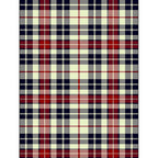 Minimalist modern rug in yellow check pattern rug polyester non-slip backing rug for home decor