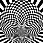 Black-and-white bedroom rug novelty 3D small check pattern carpet polyester non-slip pet-friendly rug