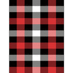 Black Bedroom Rug Modern Checkered Pattern Area Rug Polyester Non-Slip Machine Washable Rug