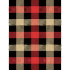 Black Bedroom Rug Modern Checkered Pattern Area Rug Polyester Non-Slip Machine Washable Rug
