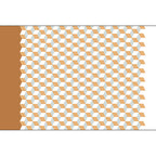 Modern living room rug Multicolored cube pattern rug Polyester non-slip backing washable rug