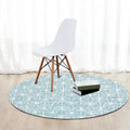 Cattle Rug Southwest Simple Geometric Grid Tribal Rug Polyester Non-slip Stain-resistant Area Rug