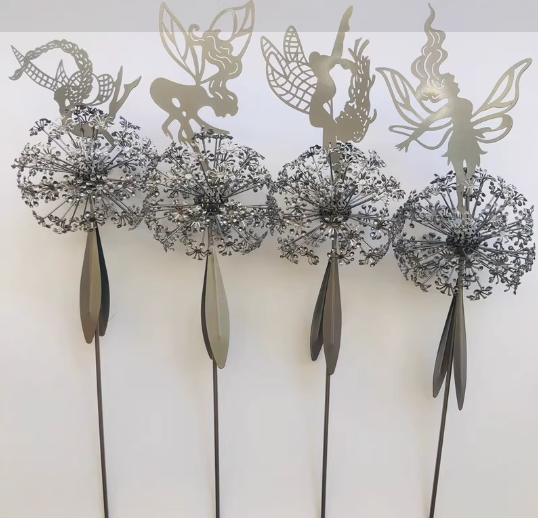 Dancing Fairy Statue Steel - FairyDancer