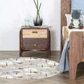 Gray Children's Room Carpet Children's Animal Megalocnidae Pattern Carpet Polyester Pet-Friendly Carpet