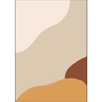 Novelty Living Room Rug Colorful Color Block Print Rug Polyester Pet Friendly Stain Resistant Rug