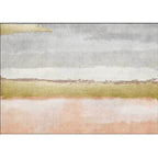 Modern Abstract Rug Gray and Pink Polyester Rug Machine Washable Non-Slip Rug for the Bedroom