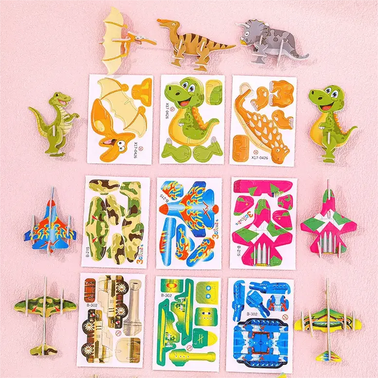 Educational 3D Puzzle Set for Kids – Fun & Learning Combined
