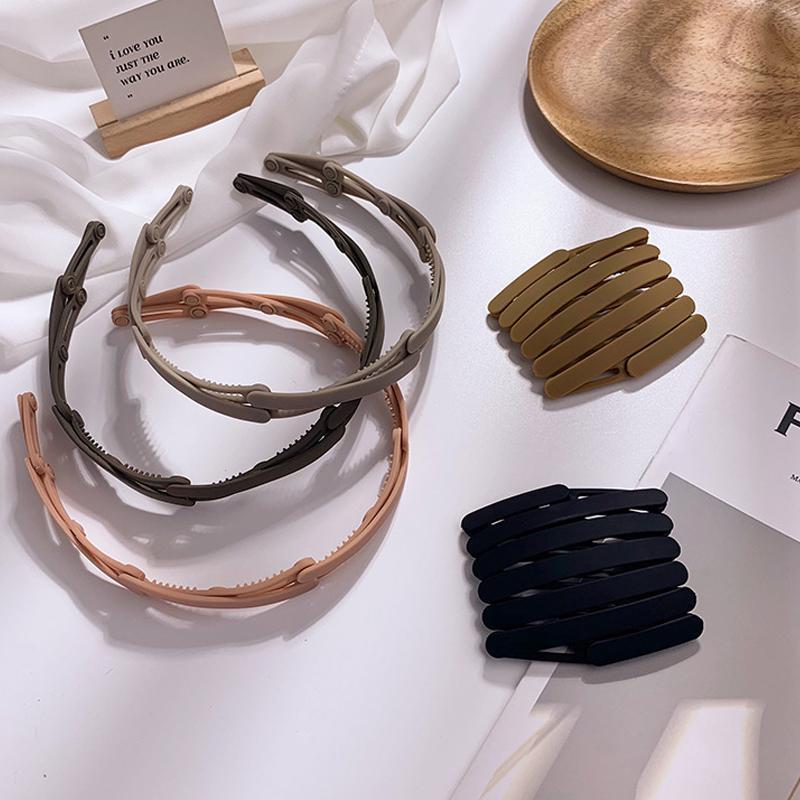 Wearable Telescopic Hairbands for Women's Hair