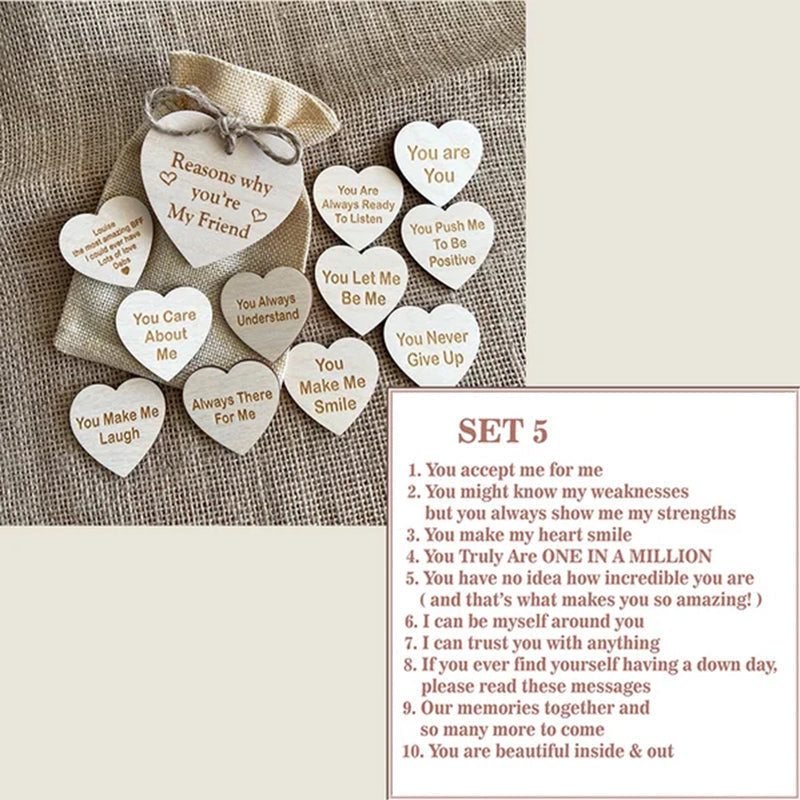 "Reasons why you are my friend" Friendship gift