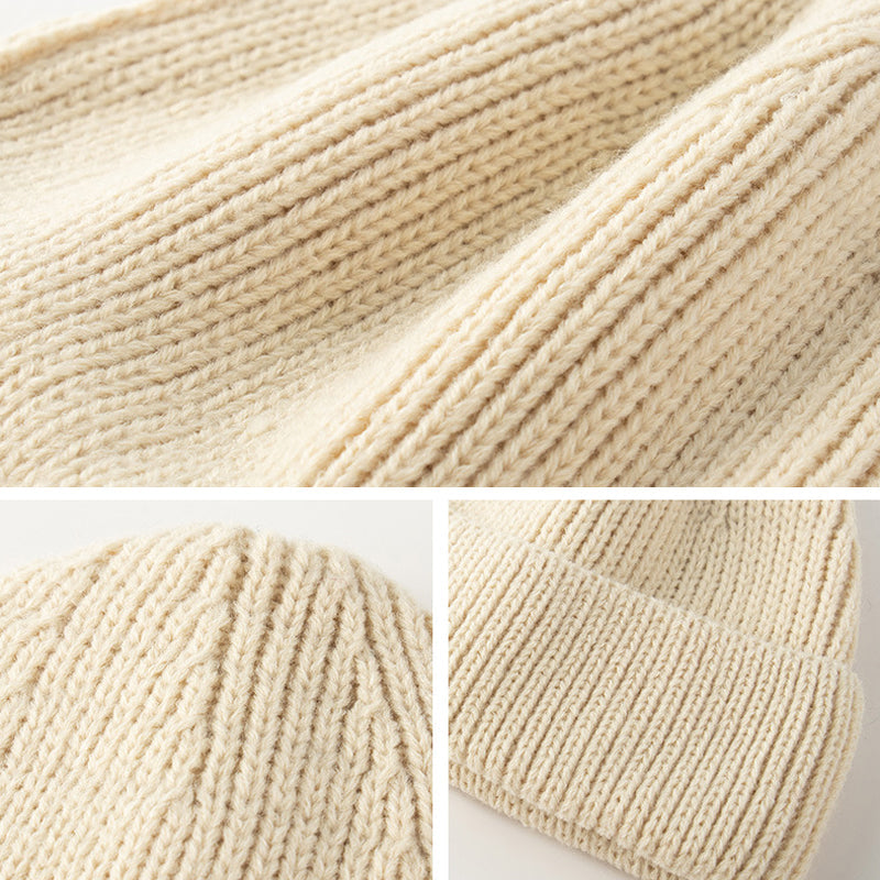 Wool knitted hat