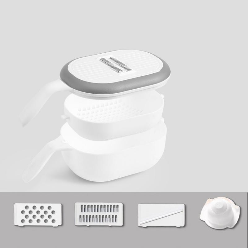 Kitchen strainer with cutter