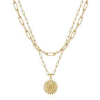 Golden Initial Necklaces for Women
