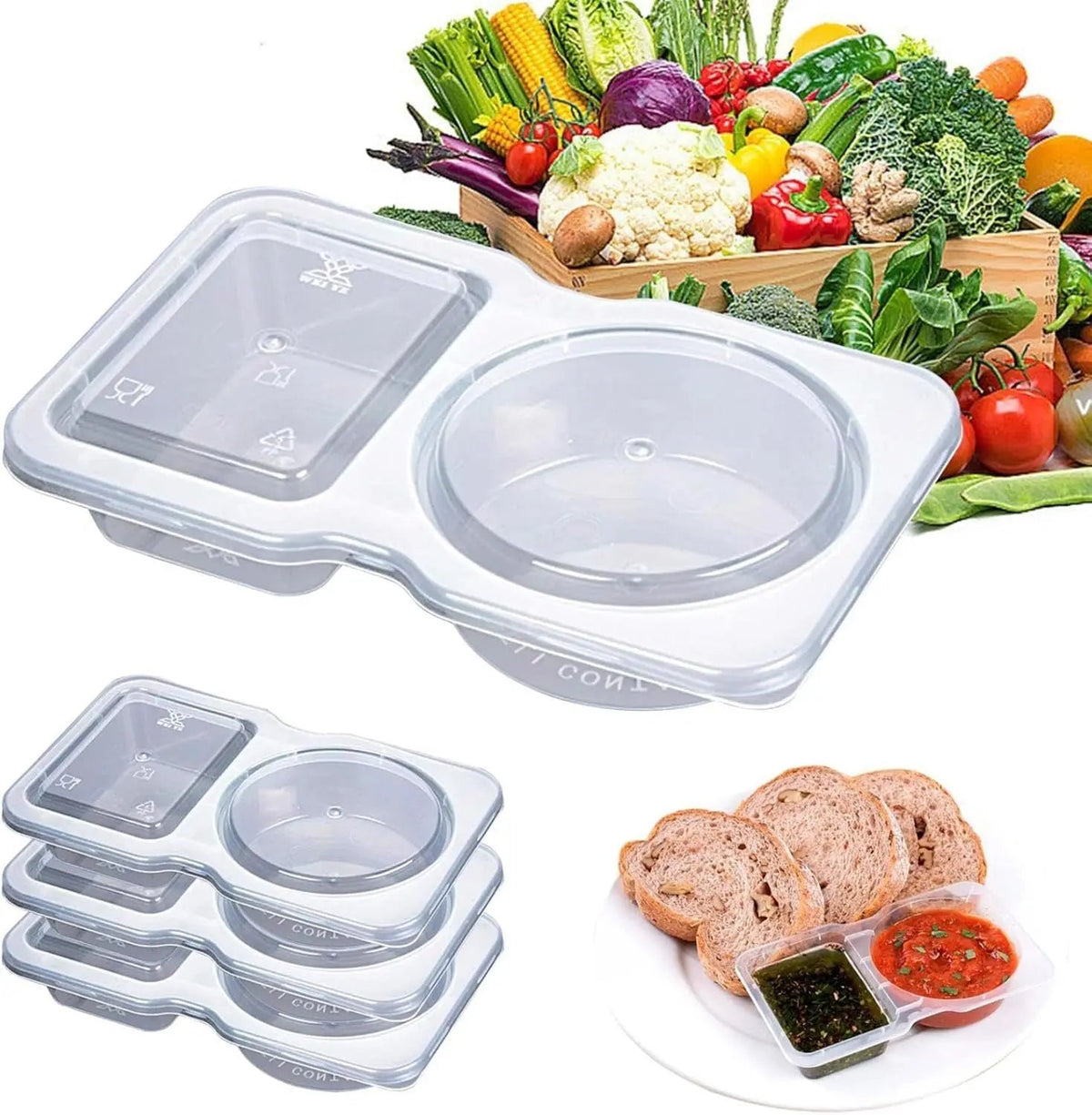 Reusable, leak-proof snack boxes – Eco-friendly & durable