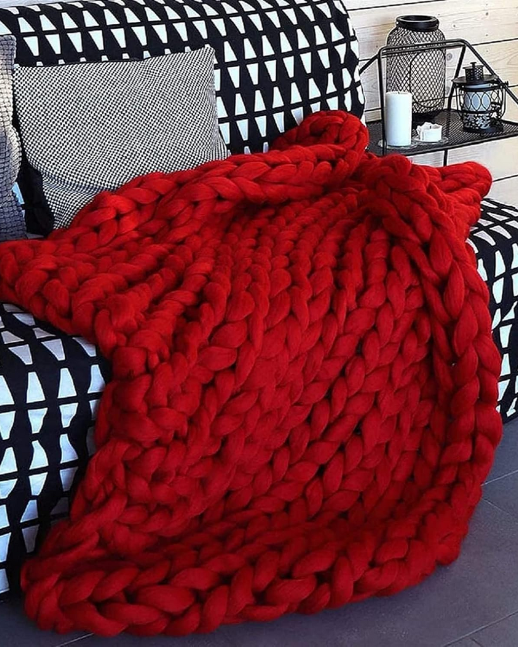 Knitted Asymmetrical Women's Sweater