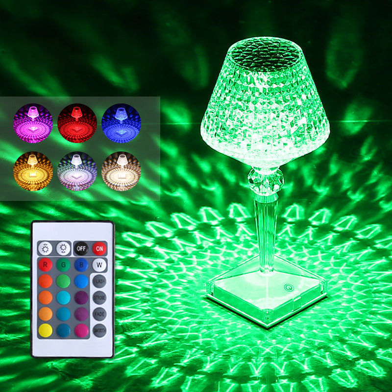 Crystal table lamp