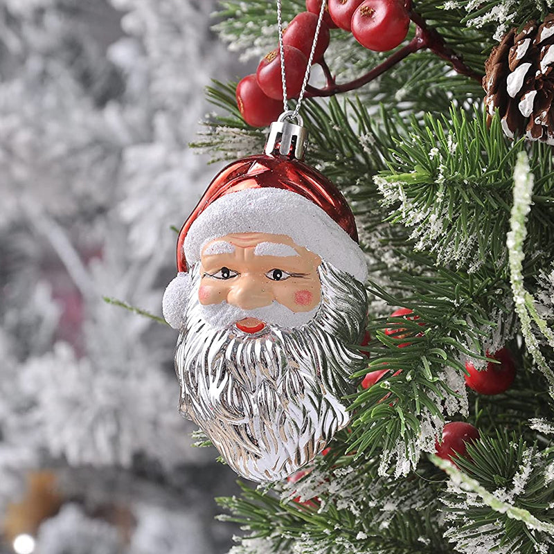 Christmas Ball Ornaments with Hanging Hooks, Multi-Piece Sets