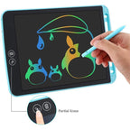 Partially erasable LCD writing board