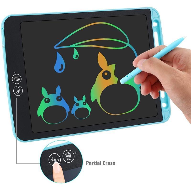 Partially erasable LCD writing board