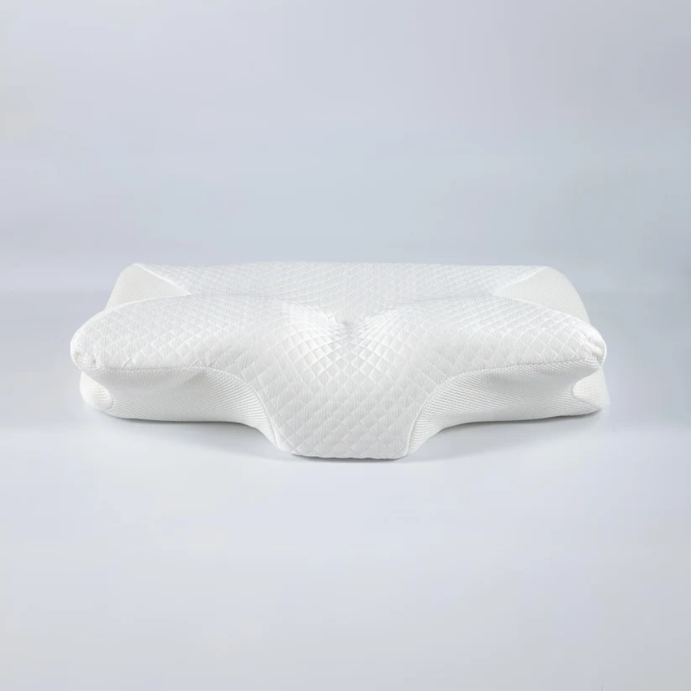 Pillow for Back & Shoulder Pain Relief – Orthopedic Memory Foam Posture Pillow for Neck, Shoulder & Spinal Alignment Support