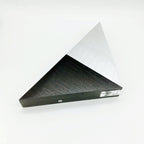 TriLumina Prism LED Wall Light | Creative Pyramid Design | Aluminum & Acrylic | Colored Light Options