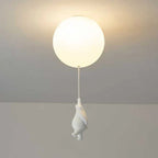 CloudBear Kids Ceiling Light – Bear & Balloon LED Pendant Lamp for Nursery and Bedroom Decor