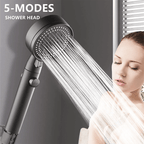 StromRegel Shower head with 5 settings and button