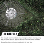 15 cm steel brush trimmer head – Safe for concrete & stone surfaces suitable