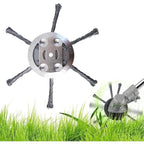 15 cm steel brush trimmer head – Safe for concrete & stone surfaces suitable