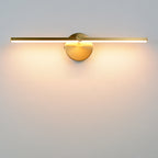 Nordic Minimalist Aluminium Long Bar Switch LED Mirror Wall Light Lamp