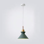 AuroraLite Nordic Pendant Light | Metal Design | 1-Light | Modern Color Options