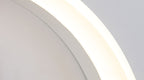 Lumoshelf LED Wall Light | Solid Wood with Shelf | Round Wall Lamp | Warm & White Light