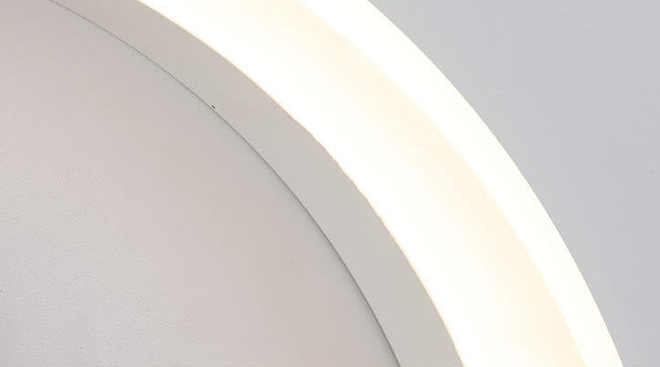 Lumoshelf LED Wall Light | Solid Wood with Shelf | Round Wall Lamp | Warm & White Light