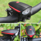 USB-rechargeable mountain bike headlight