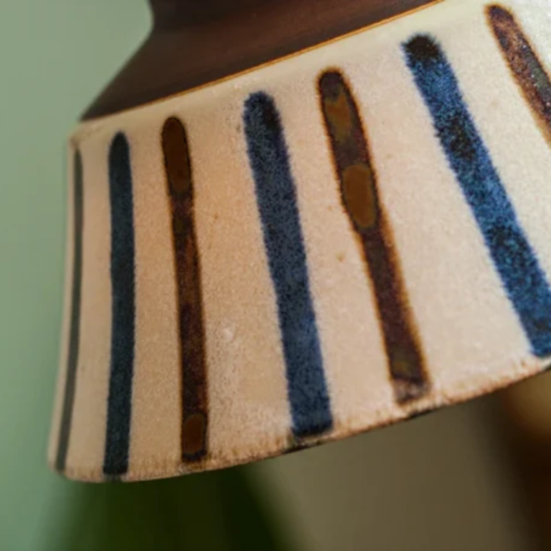 Retro Japanese Pendant Light Made of Ceramic