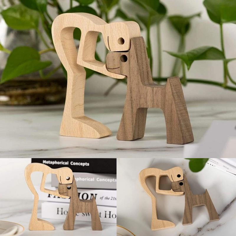 Tier lovers - Table ornaments made of wood carving